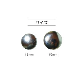 KIYOHARA SUN15-123 Plastic Snap Metal 4 Pairs 13mm Diameter Gold