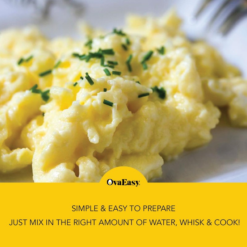 Ova Easy Dehydrated Egg Crystals, 5.1oz Bag, 12 packs