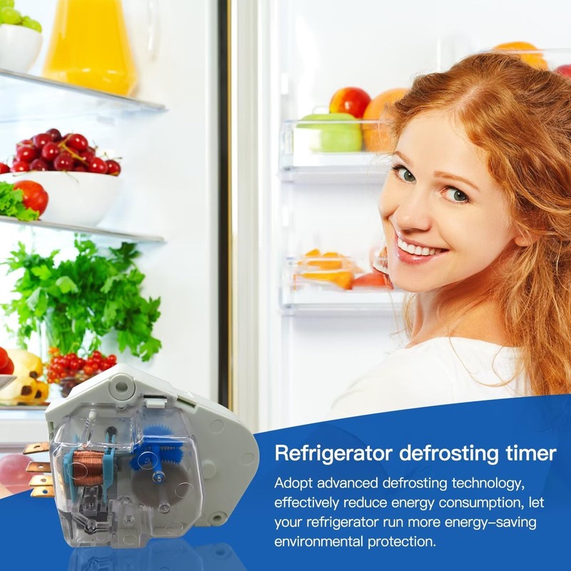 215267800, 215846605, 215846606, 240371001, 241621501 Refrigerator Defrost Timer Replacement for