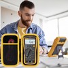 Peyyargo Storage Case Compatible with Fluke 117/116/115/114/113/233 Digital Multimeter (Black+Yellow)