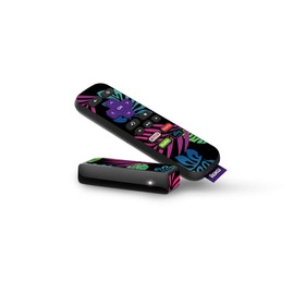 MightySkins Skin Compatible with Roku Express Remote - Neon Tropics | Protective, Durable, and Unique Vinyl Decal wrap Cover | Easy to Apply, Remove, and Change Styles | Made in The USA