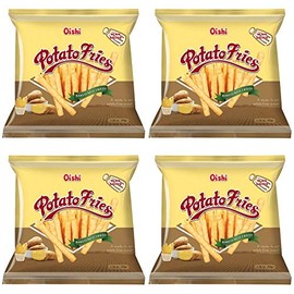 Oishi Baked Potato Fries 4 Pack (Plain Salted)