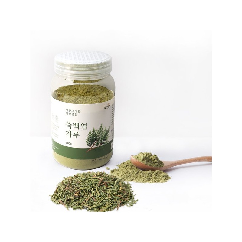Donguihanjae 동의한재 국산 측백엽 측백잎 분말 가루 300g Dong-ui-han-jae Korean
