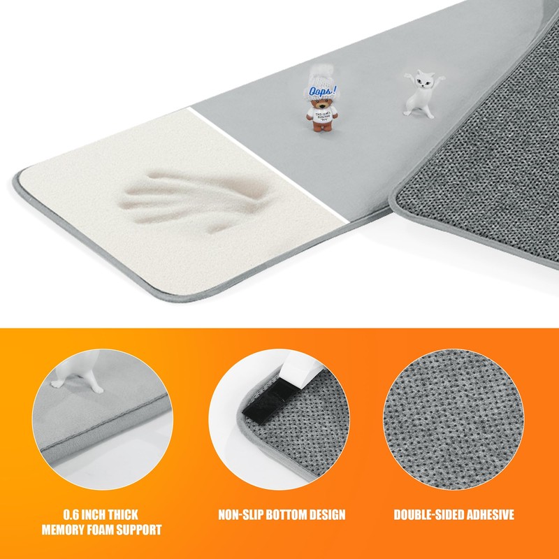 BALAPET Thick Memory Foam Fireplace Baby Proofing, 90x14 in Soft