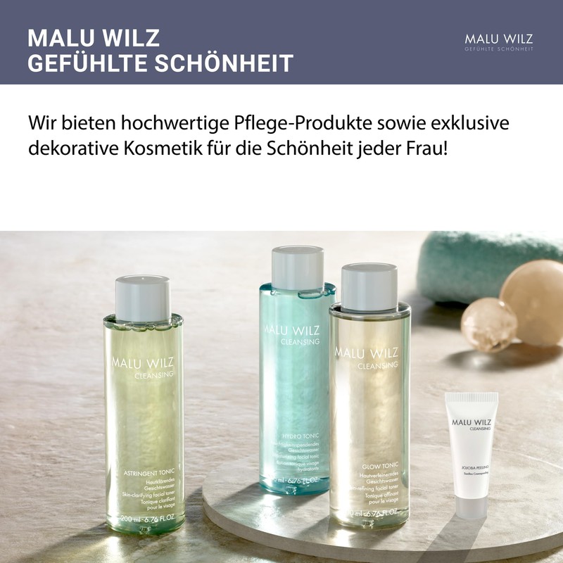 Malu Wilz Bundle Astringent Tonic & Mini Size Jojoba Peeling
