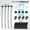 DNA MOTORING 12 Inch High Performace Electric Cooling Slim Radiator
