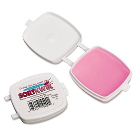 Lee 10400 Sortkwik Fingertip Moisteners, 1 Oz, Pink