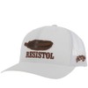 HOOEY Men's Resistol Adjustable Snapback Hat White
