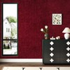 WESTICK Red Velvet Wallpaper Peel and Stick Soft Felt Fabric