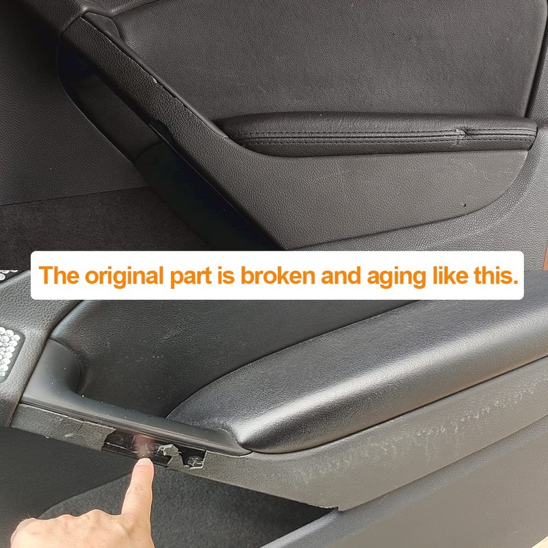 Fouedy Interior Car Front Rear Left Right Door Handle Cover