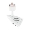 Saxby Bullett 50W Gloss White Mains Voltage GU10 Halogen Track