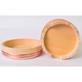 Kiso Handicraft, Kiso Sawara Cypress, Edo Style Container for Cooked Rice