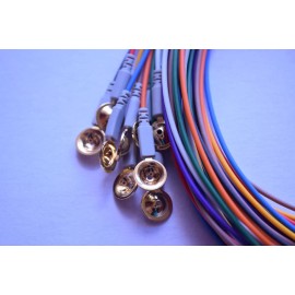 Eeg Electrodos Para Eeg Copa De Oro, 10 Uds