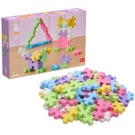 Plus-Plus 9603273 pcs. Geniales Konstruktionsspielzeug, Open Play Big Pastel Mix, Bausteine-Set, 50 Teile, Gemischt, 1 Stück (1er Pack)