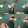LUNARM 50 Pcs Beading Needles, 2 Sizes Seed Beads Extra