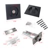 Pocket Door Lock,Privacy Square Pocket Door Hardware,Invisible Sliding Door Lock
