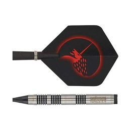 Unicorn Core Plus Win 26 Gram Darts - Black/Brass Set of 3 -