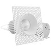 LUXRITE 3 Inch Trimless LED Recessed Lighting, 15W, 1100LM, 5CCT