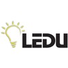 LEDU Flex-Reach Domed LED Desk Lamp, Black (L9142BK)