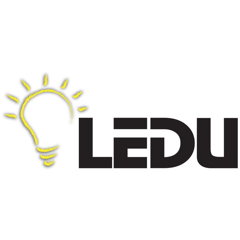 LEDU Flex-Reach Domed LED Desk Lamp, Black (L9142BK)