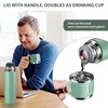 Thermos Flask, Stainless Steel Drinking Bottle, Keeps Hot and Cold