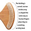 The Bulldog Back Scratcher, The Original Brush Skin Stimulator for