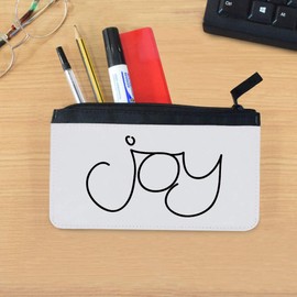 Azeeda 'Joy Text' Pencil Case (PC00027592)