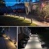 JOFIOS Solar Pathway Lights 4 Pack with Warm White and