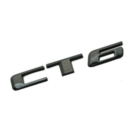 1x CT6 Letter Emblem Nameplate Sport Replacement for CT6 Rear Trunk Decklid Tailgate Letter Badge (Glossy Black)