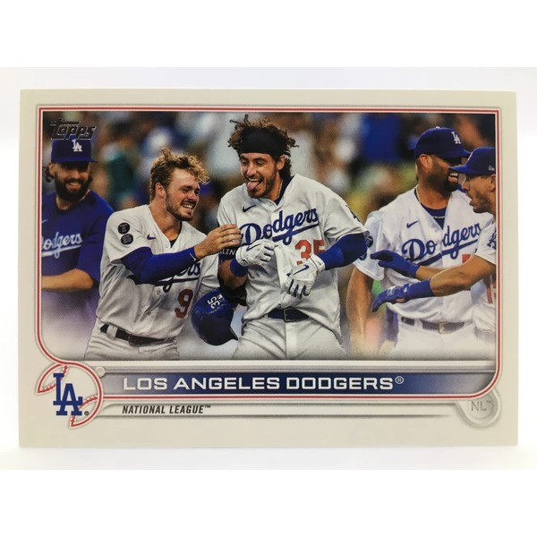 Cody Bellinger and Gavin Lux Baseball Card 2022 Topps Baseball