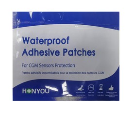 Freestyle Sensor Covers 40Pack, Libre 1/2/3 Sensor Covers Waterproof Sensor Patches for Enlite Medtronic Guardian CGM Tape, Non-Adhesive on The Center 14 Days Long Stay Hypoallegenic