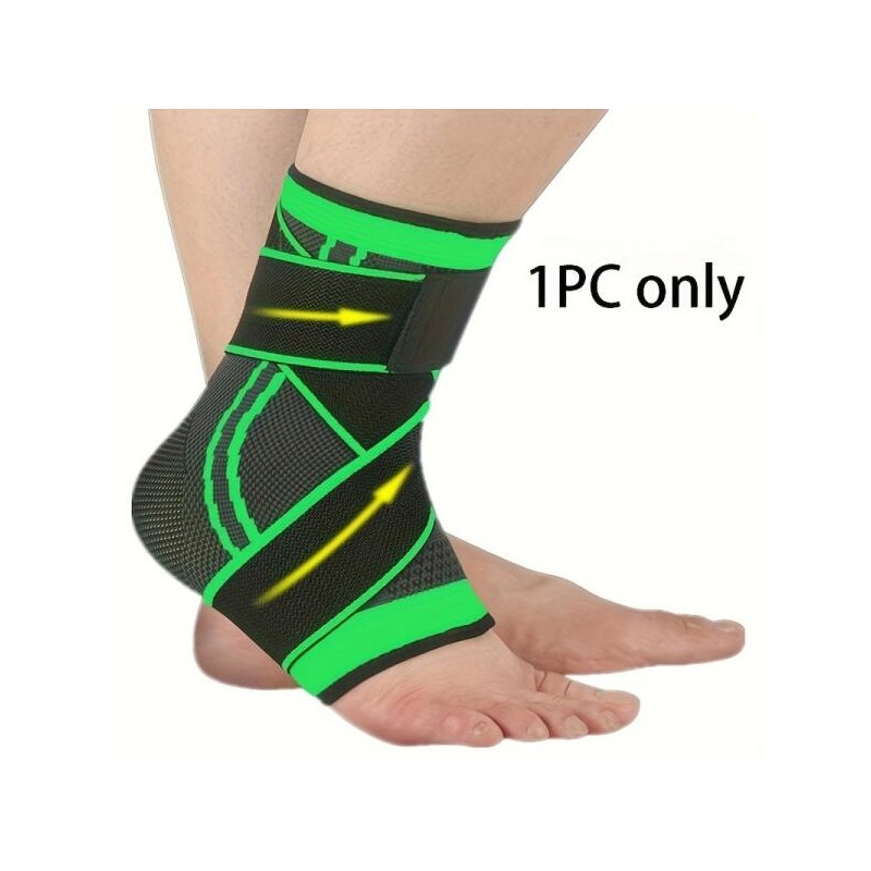 조절 가능한 스트랩이 있는 1Pc 발목 지지대 발과 발뒤꿈치를 위한