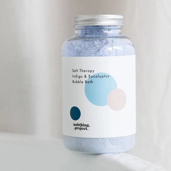 Nahthing Project Salt Therapy – Indigo & Eucalyptus Bubble Bath