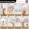 MOTAIPEAK Suction Cup Hooks for Shower,Heavy Duty Shower Towel Suction
