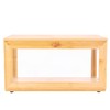 ETMI Bamboo Bread Box for Kitchen Countertop Pastry Display case