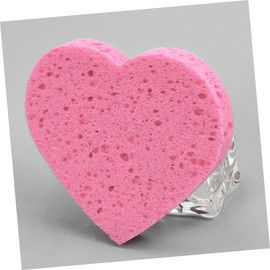 Minkissy Gentle Skin Cleansing 30pcs Heart-shaped Face Wood Pulp Cotton Makeup Remover