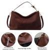Macayda Women's Medium Shoulder Bag, Suede Crossbody Bag with Removable