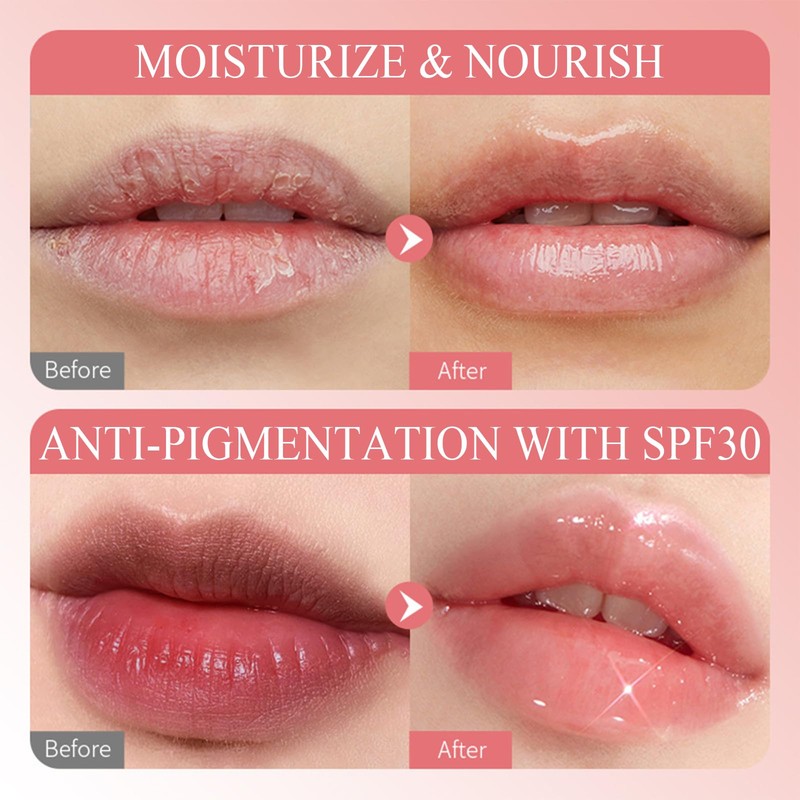 Sunscreen Lip Balm SPF 30, Lip Balm for Dry Cracked