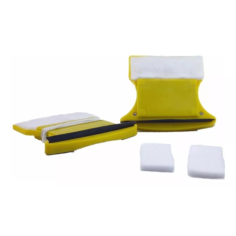 TechMel Limpiador Magnetico Para Vidrios Limpieza Mas Rapida Y Facil