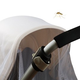 KIDLUF Mosquito and Bug Net for Baby Strollers, Bassinets, Cradles and Car Seats – Insect Net Safe Mesh White Buggy Cover for Pushchairs, Prams, and Carrycots
