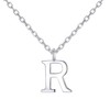 Philip Jones Sterling Silver Initial R Necklace