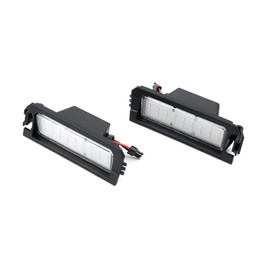 njssjd LED License Plate Light Compatible with H.yundai i30 i30N PD PDE 2017-, H.yundai i30 Fastback N PD 2018-, Kia Rio 2018- Xenon White Number Plate Light Tag Lamp