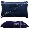 Almohadas inflables de viaje TRIXES azules (Set de 2)