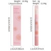 MooGlamor 6 Pcs Red Matte Lip Gloss Stick Set with
