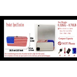 Boutique De FGG National Flag Crystal Clutch Purses for Women Formal Evening Bags Party Prom Rhinestones Clutches Bags,Mini,United States