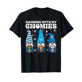 Hanukkah Hanging With Gnomies Chanukah Gnome Men Women Kids T-Shirt