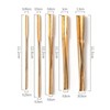 5Pcs Brass Clay Hole Cutter Pottery Ceramic Punch Tools Slotting