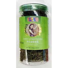 Sweet Gynostemma Tea Leaves, Traditional Asian Herb, 3.53 oz (100g) 野生甜絞股藍