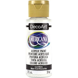 DecoArt Americana Acrylic Paint, 2-Ounce, Cool White