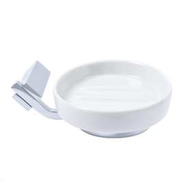 GRAVITA Jabonera de Cristal con Base